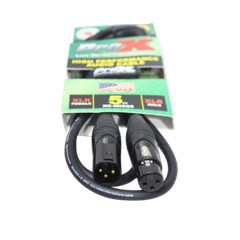 4 Pack-Pro X 5 Ft. Balanced XLR-F to XLR-M High Performance Audio Cable