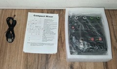 Digital Audio Player Professional Two-Channel Audio DJ Bluetooth Mixer New!