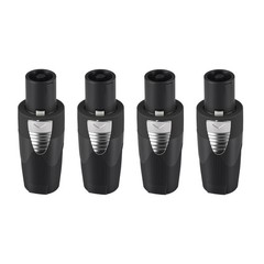 Rannsgeer speakon connector 4 pole with Twist Lock (4 Pack)