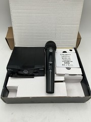 AKG WMS 40 PRO Mini Wireless Vocal Microphone System New Tested & Works