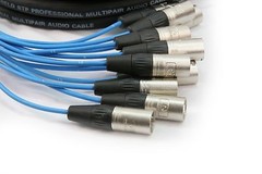 Elite Core 12 Channel Studio Stage Snake 30ft XLR Mic Quality Extension Snake