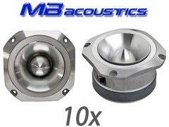 10-lot MB Acoustics CP22 replacements 4″ 800W 8Ω Bullet Titanium Super Tweeters