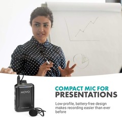Movo Edge-UC-D USB Type-CLapel Microphones, Dual Channel Select, 1-Year Warranty