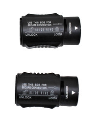 (2) Two Genuine NEUTRIK NL4MMX Female 2 & 4 Pin Coupler Female Adapter (Lockable