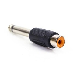 RapcoHorizon Phono/RCA Female to 1/4″ TS Male Audio Adapter Plug Unbalanced HAGP
