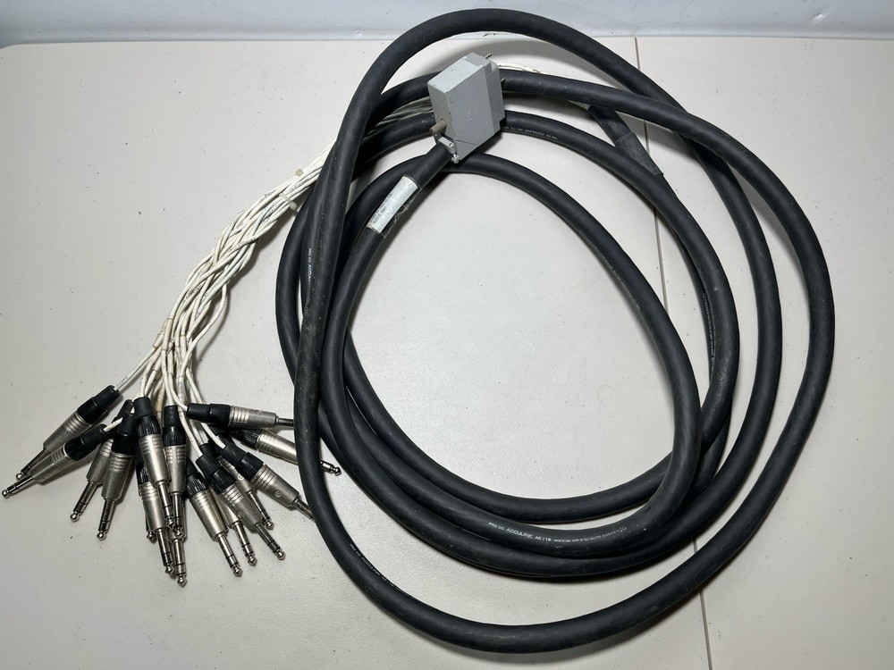 ProCo Acculink AC/16 With Inputs/ Pin Connection. Made In USA. 17Ft. Untested