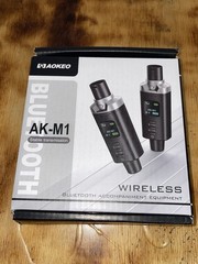 Aokeo AK-M1 XLR Bluetooth Receiver, High-Fidelity 100ft Stable Connection