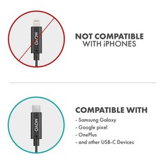 Movo Edge-UC-D USB Type-CLapel Microphones, Dual Channel Select, 1-Year Warranty