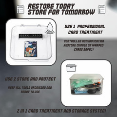 Professional Card Repair Kit – Complete Trading & Sports Card Cleaning Kit with