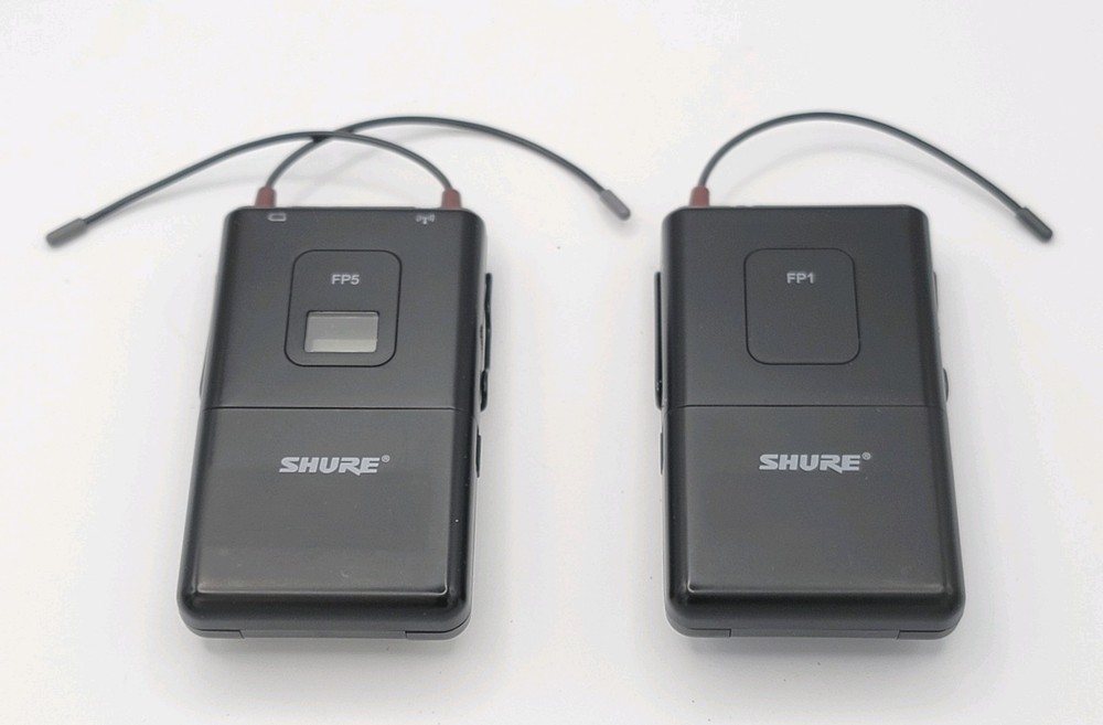 Shure Wireless Transmitter & Receiver Body Pack Set | FP1 G4 & FP5 G4 470-494MHz