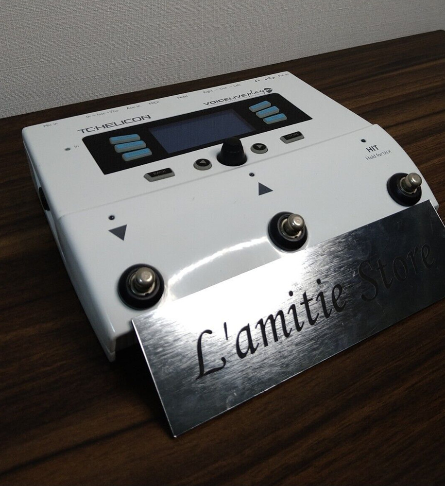 TC-Helicon VoiceLive Play GTX Vocal & Guitar Effects Processor Pedal Effector JP