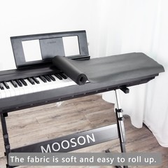 Mooson Keyboard Piano Cover, Digital Dust Light Luxury Black