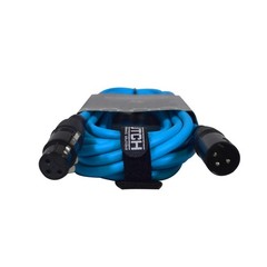 Pro Audio DJ 20′ ft XLR Male to XLR Female Blue Microphone Speaker Cables 20 Pa