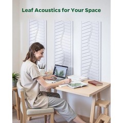 Acoustic Panels Sound Absorbing Wall Decor Peel Stick Home Office Studio New