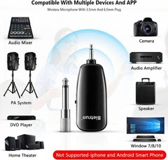 UHF Wireless Microphone Headset System – 160ft Range for Event Professionals