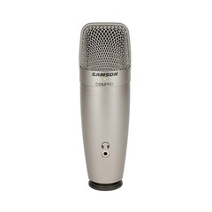 Samson C01U Pro – USB Studio Condenser Microphone 2.70 Microphone, Silver
