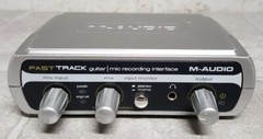 UNTESTED M-Audio Fast Track Guitar Mic Recording Interface