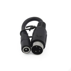 2.5mm To 4 Pin Din For ALESIS Quadraverb GT / 2 AC Adapter Convertor