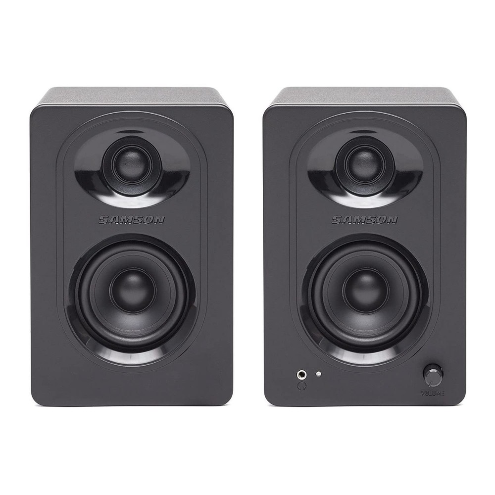 „Powered Studio Monitors Pair – High-Quality Sound for Music Production“