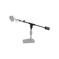 GFW MIC 0022 Deluxe Telescoping Boom Arm for Microphones 27 Inch Black