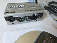 M-AUDIO Midisport 2×2 Usb Bus-Powered 2-IN/2-OUT 32 Midi Channel Interface VG