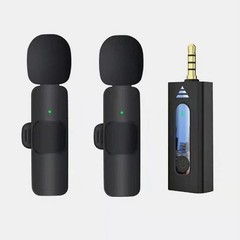 Lavalier Wireless Microphone Audio Video Recording Mini Mic For Android/iphone