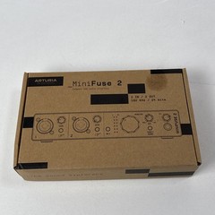 Arturia MiniFuse 2 USB-C Audio MIDI Interface w Box Cable Tested Working White