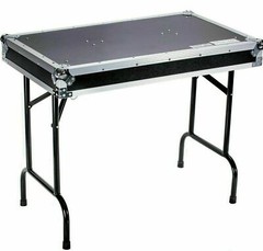 Deejay LED – TBHTABLE – DJ Table with Locking Pins – 36W x 21D x 30H in – Black