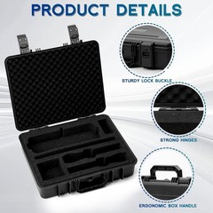 Wireless Mic Case – Hard Shell Case Compatible with Shure BLX288/SM58/PG58/BE…