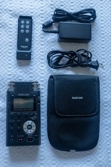 Tascam DR-100 2-Channel Portable Digital Audio Recorder – Black