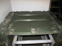 Rackmount 07U x33 Hardigg Classic Square Holes Mid Rails Pelican 200-340 Payload