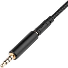 3.5mm Plug-in Microphone with TRRS Adapter for Clear Sound Quality