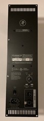 Mackie SRM 350 Power Amp Module Rear Panel Speaker Non-Working For Parts/Repair