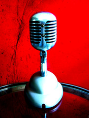 Vintage 1940’s Shure Brothers 55 Fatboy microphone Hi Z Elvis w S-36 stand 55S