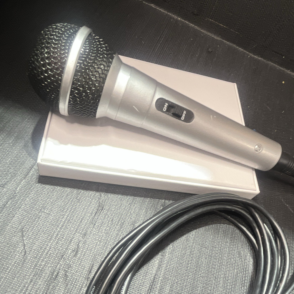 Wired Handheld/Stand-Held Microphone w/ On/Off Switch, 6.35mm 1/4″ TS