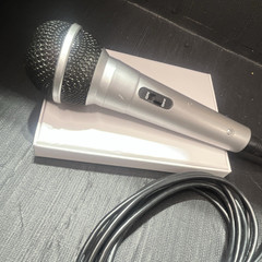 Wired Handheld/Stand-Held Microphone w/ On/Off Switch, 6.35mm 1/4″ TS