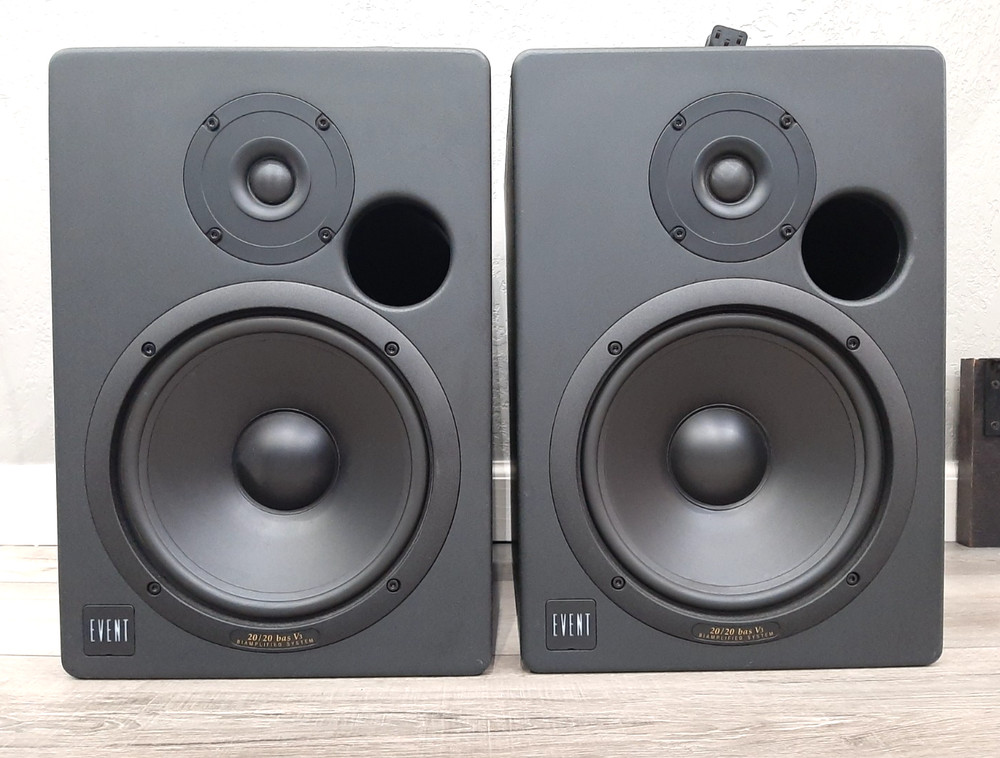 Event Electronics 20/20 BAS V3 Studio Monitors (Pair) -Black – Free Shipping.