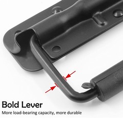 2Pcs Surface Mount Spring Loaded Speaker Case Handles, 5.47″ x 1.61″ 304 Stai…