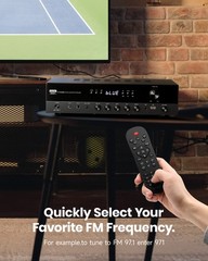 Donner MAMP4 Stereo Receivers 5.1 Channel Audio Amplifier Bluetooth 5.3 60W/4R