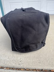 Studio Slips Amp Head Clamshell Padded Gig Bag Black Nylon Canvas