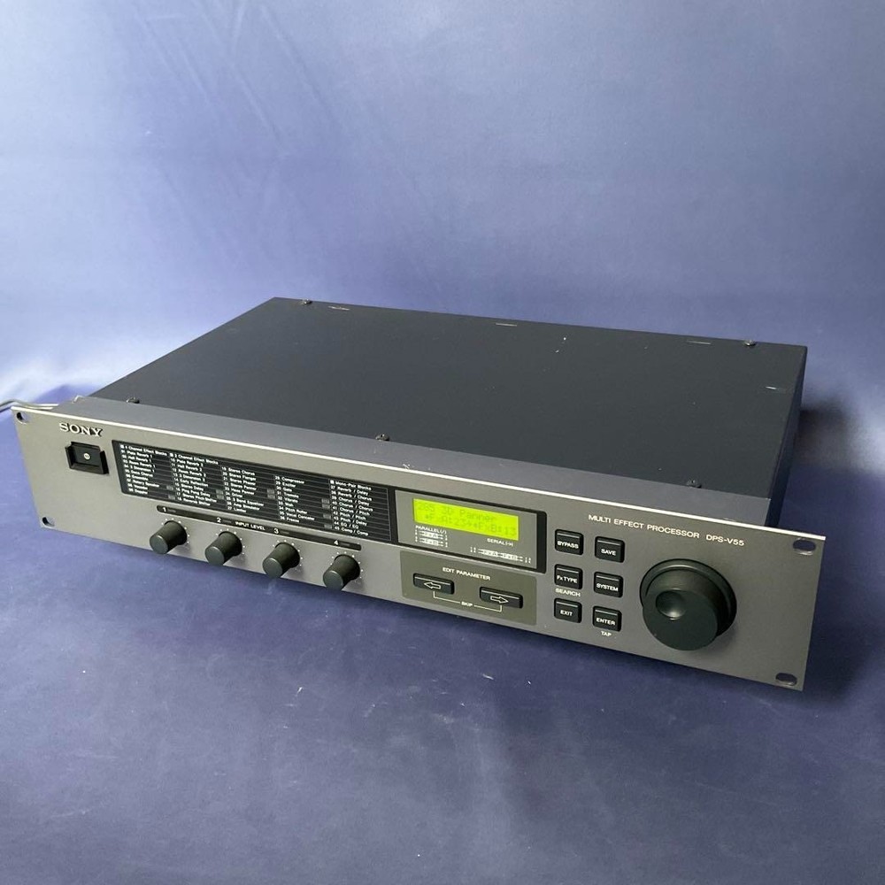 SONY DPS-V55 Rackmount Audio Multi-Effect Signal Processor Silver Sound Music