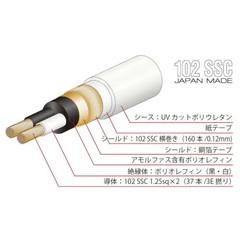 OYAIDE Interconnect Cable Unit:1m(3.28ft) D:8.80mm 102SSC Tunami Terzo V2
