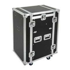 14U PA DJ Rack DJ Cabinet with 2 Table Tops Network Pro Stereo Rack with 4 Wheel