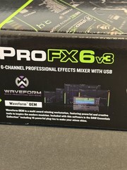 Mackie PROFX6V3 6 Channel Professional Effects Compact Mixer USB Open Box