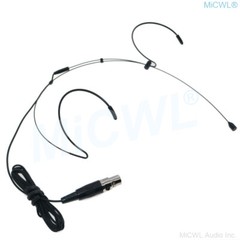 Headset Microphone for Shure ULX SLX Wireless Beige Black is optional MiCWL B40