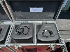 JBL PRX612M Powered Speakers in Wheeled Road Case (PAIR)THS