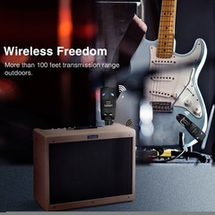 LEKATO 5.8G 2.4G Wireless Guitar Transmitter Receiver for Guitar Bass Keyboard