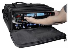 Rockville RRB50 5U Rack Bag Double-Sided Case with 12″ Depth + Shoulder Strap