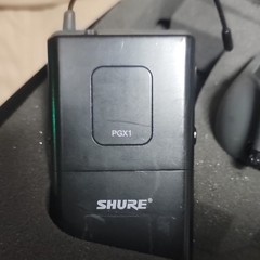 Shure PGX4 Wireless Receiver & PGX1 Transmitter J6 572-590 MHz Black