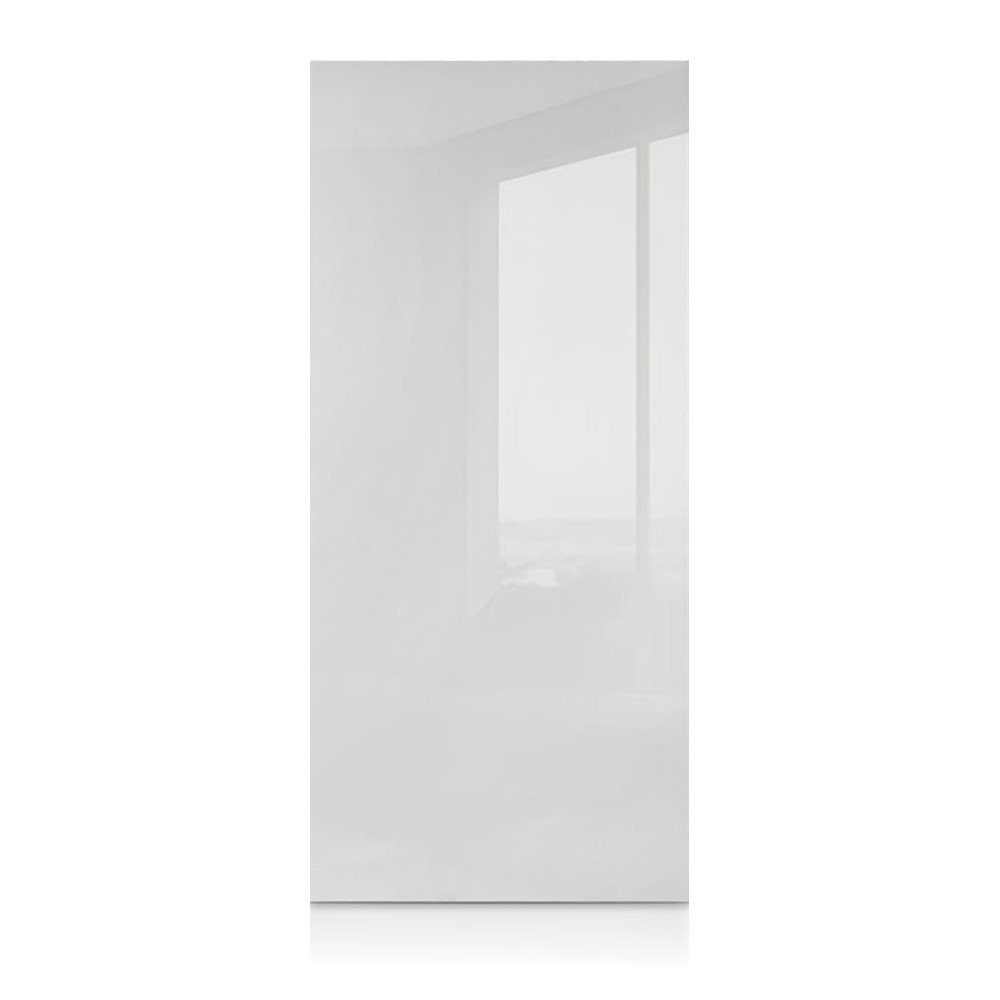 Waterproof White PVC/MDF Wall Panels, 10-Pack, Glossy Finish, Easy Clean